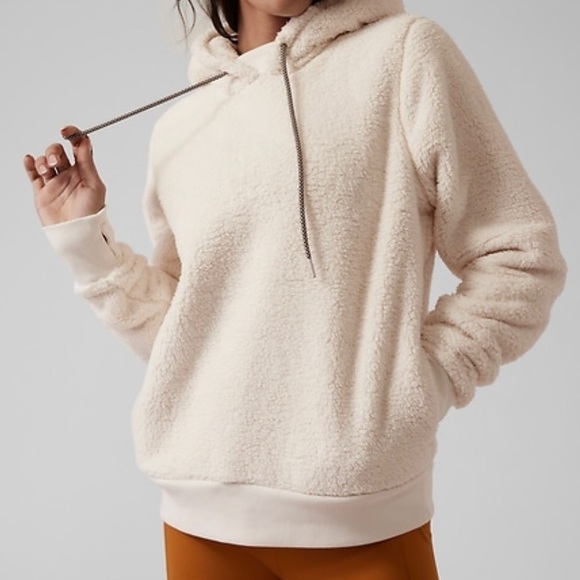 Athleta Sweaters - Athleta Tugga Sherpa Hoodie
